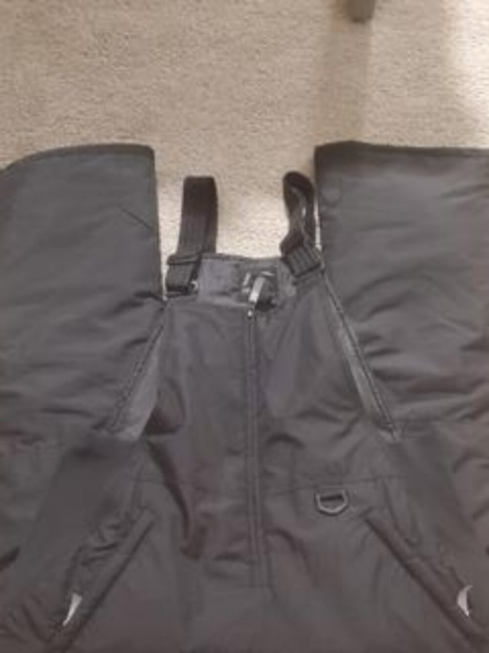 Arctix Black Insulated Waterproof Winter Snow Ski Bib